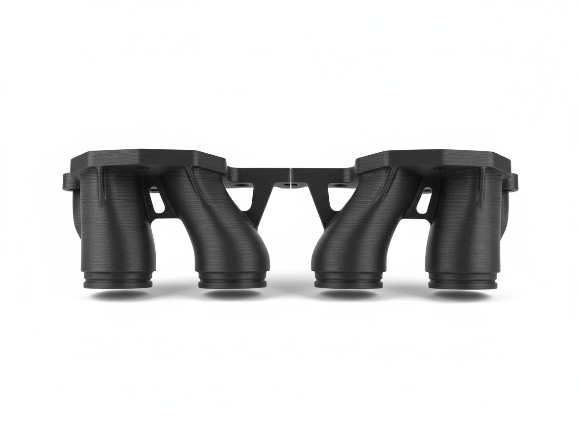 Peugeot 205 GTI Intake Manifold R6 Bike carbs | 3D Printable STL for 36mm Bike Carbs | PA-CF Ready | Digital Download