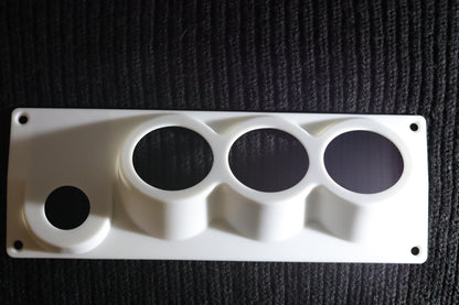 Ford Fiesta Mk1 Center Console Switch Panel - Blank, Unpainted, SLA Printed