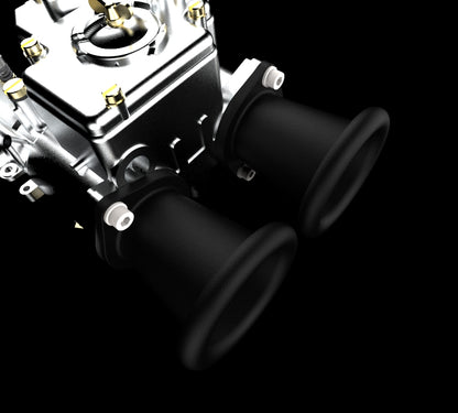 DCOE Carburetor Velocity Stack set - ram pipe design