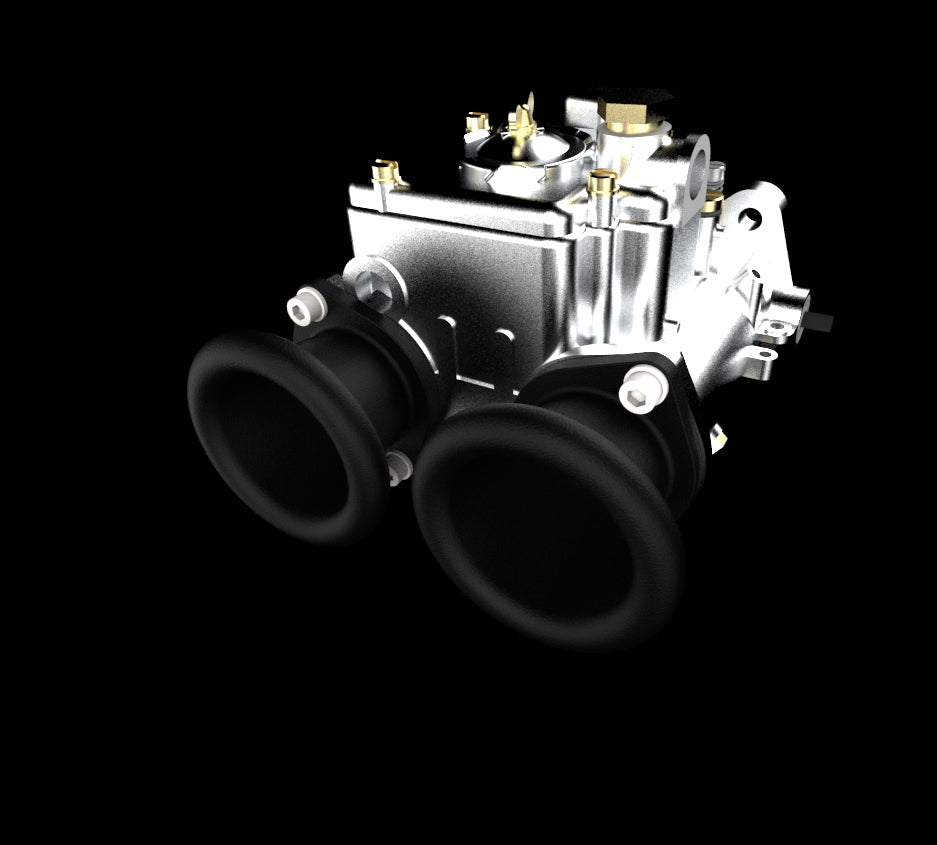 DCOE Carburetor Velocity Stack set - ram pipe design