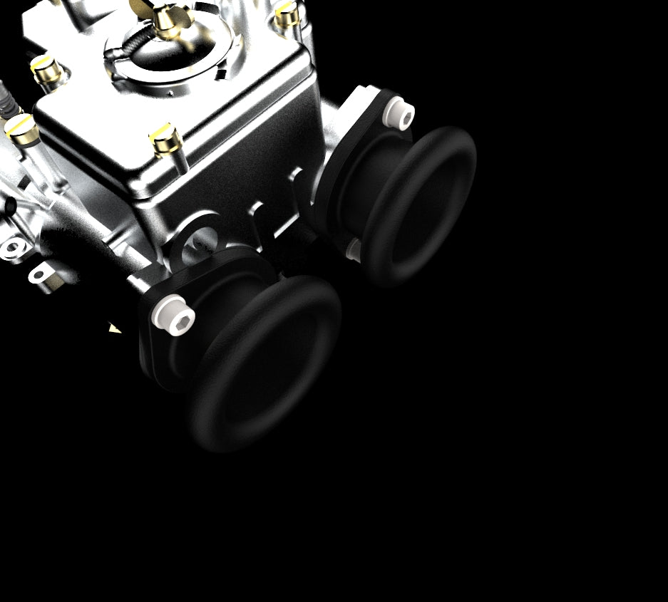 DCOE Carburetor Velocity Stack set - ram pipe design