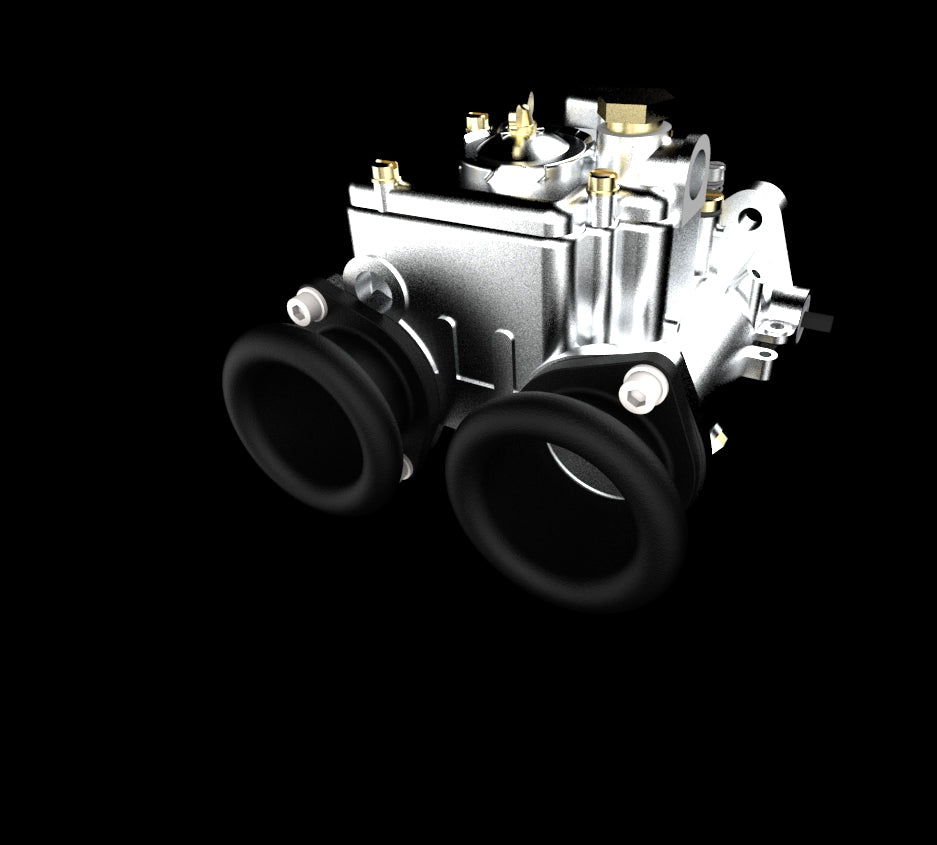 DCOE Carburetor Velocity Stack set - ram pipe design