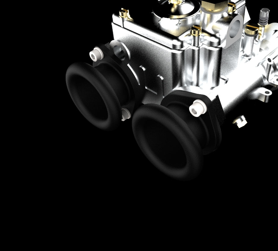 DCOE Carburetor Velocity Stack set - ram pipe design