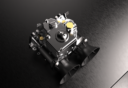 DCOE Carburetor Velocity Stacks - ABS Printed, 50mm Length, Set of 4