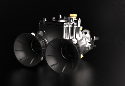 DCOE Carburetor Velocity Stacks - ABS Printed, 50mm Length, Set of 4