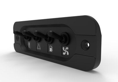 Ford Escort Mk1 Heater Control Switch Panel - Custom Fit, SLA Printed