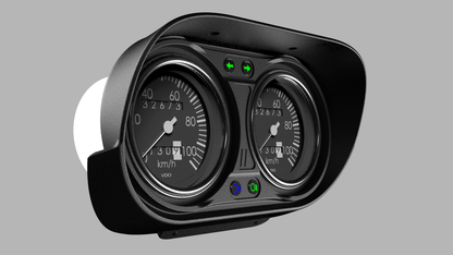 Ford Escort Mk1 Standard Small Binnacle Panel – Custom Fit for 85mm Gauges, SLA Printed (Copy)