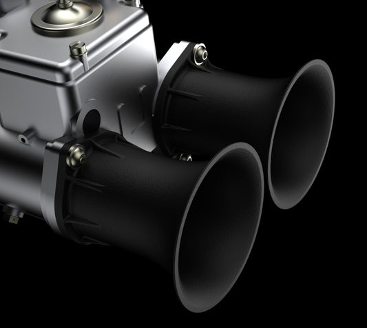 DCOE Carburetor Velocity Stacks - ABS Printed, 80mm Length, Set of 4